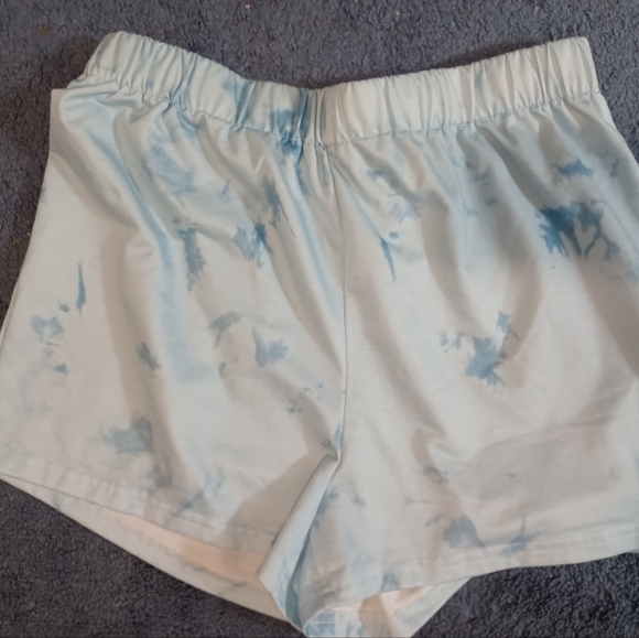 2pc tie dye hoodie & shorts set size 10 - Picture 7 of 8